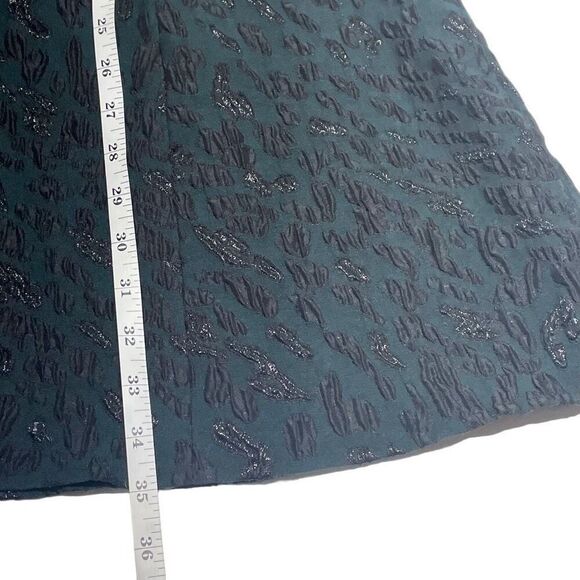 BCBGMAXAZRIA Green and Black Fit and Flare Dress - Picture 8 of 9